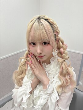 リルミー ミュエナ 大須 矢場町(Lilme myuena) 編み込みリボンツイン♪ 『ゆい』