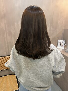 ユッカ 京橋(YUCCA) 【YUCCA】ブラウンベージュミディアムレイヤー