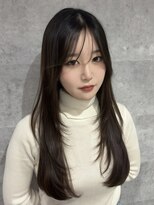 アンダーバーホワイト(_WHITE)&nbsp;艶髪／ヨンモリレイヤー