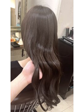 ヘアーアンドメイク シークタチカワ 立川店(Hair&Make Seek) 【澤飯】赤み消しカラー◎ブリーチなし透明感オリーブベージュ