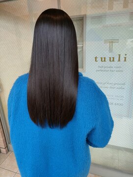 トゥーリ 二日市店(tuuli) 大人綺麗ロングスタイル 縮毛矯正