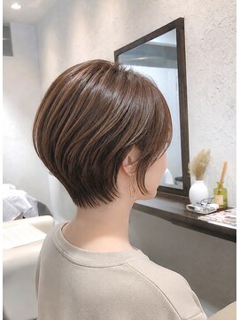 サイン(SIGN) 大人透明感マッシュショート/30代40代50代/グレージュ