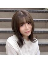 リラ(Lila) ◯大人可愛い外ハネ暗髪グレージュ◯