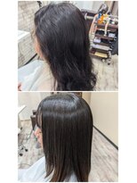 ゴールドスプラッシュ(GOLD SPLASH)&nbsp;30代→うねり、パサつき→髪質改善ストレートエステ