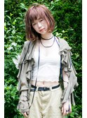 ハイライトをちりばめてこなれ感が出るボブ
