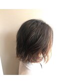 ナチュラルウエーブボブ