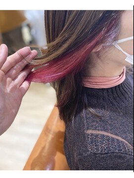 エン(enn) 【enn】インナーカラー×ピンク