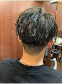 センターパートスパイラル 新橋 理容室床屋 ヒロ銀座 日比谷