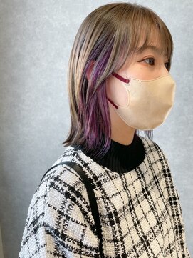 オブジェ シエル(obje't ciel) 【obje’t ciel】インナーカラー/パープル【宮崎 太揮】