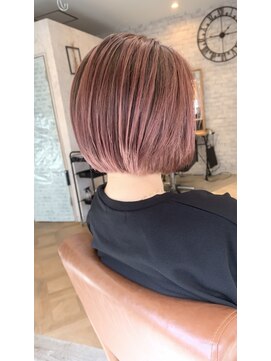 パルフェ ヘアー バイ オーク 九大学研都市(parfait hair byOAK) ピンクシャドウルーツ