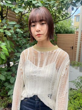 アンバー 池袋(amber) 切りっぱなしボブ/髪質改善/レイヤーカット[池袋駅]