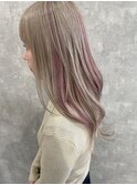 【別府 ランガリ】インナーカラー、デザインカラー