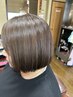 カット＋全体カラー＋COTA髪質改善トリートメント　￥12210