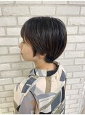 ナチュラルショートマッシュ
