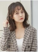 オン眉アニュイン似合わせ大人ミディー☆