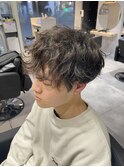 波巻きパーマ