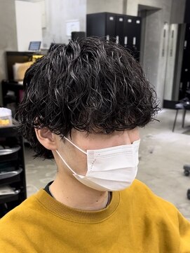 メンズヘアセンス 渋谷(MEN'S HAIR SENSE) 【お客様メンズヘア】波巻きウルフ［渋谷駅/メンズ］