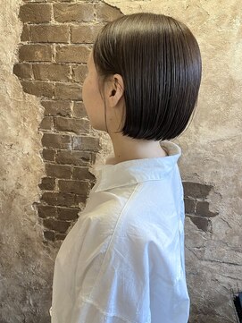 マギーヘア(magiy hair) 大人可愛い小顔切りっぱなしボブ/nico
