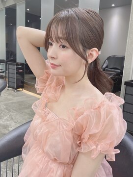 ロンド メリー 大宮(Lond merry) ミディアムレイヤーカット/レイヤー/顔周り/韓国/髪質改善/大宮