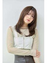 ミューク ハッピーヘアライフ 寺田町北口店(ｍieuxque happyhairlife)&nbsp;ショートボブくびれヘアアプリコットオレンジタッセルボブ
