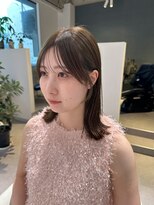 アム(amu)&nbsp;オリーブベージュ/結べるボブ/外ハネボブ/カーキベージュ