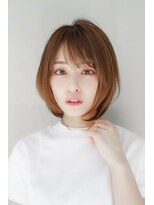 ギークス(GEEKS)&nbsp;【GEEKS渋谷】くびれボブ/ミディアムレイヤー/前髪あり/20代30代