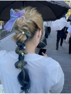 ノーム 横浜(NORM) 夏カラーxヘアアレンジ