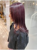 パープル系カラー/韓国ヘア
