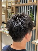 ツーブロ×大人刈り上げ