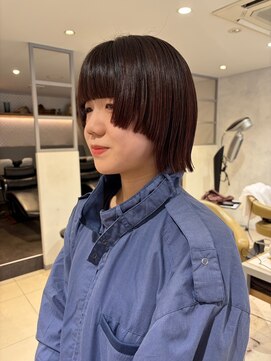 アース 高円寺店(HAIR & MAKE EARTH) 姫レイヤーボブ 【@mppp_32485】