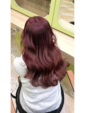 イオエ 西梅田(ioe) ブリーチなしカラー／髪質改善/ミルクティーベージュ/小顔へア