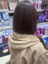 ヘアーザラブズラフズ オーガニカ 北九州(HAIR THE LOVES LAUGHS ORGANICA)&nbsp;暖色カラーと似合わせボブ