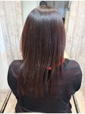 艶ストレート×ナチュラルレイヤー