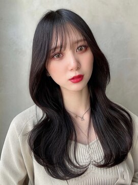 アフロート ルヴア(AFLOAT RUVUA) あむstyle 大人韓国くびれレイヤー　シースルーバング