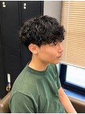 STYLE MENメンズカットダウンバング40%シャドウパーマ藤沢