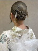 ヘアセット アレンジヘア お祭りヘア お呼ばれヘア お団子