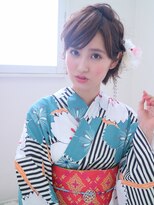 フェリシータ 緑地公園店(felicita) 大人かわいい♪ふんわりショート浴衣アレンジ