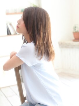 アトリエメルシー 代々木(atelier merci) 大人ナチュラルかきあげヘア【atelier merci代々木】