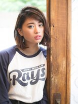 ティグル バイ ヘッドライト(Tigle by HEADLIGHT) ラフさとゆるさが可愛い☆ゆるふわ小顔パーマボブ