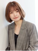顔まわりカットで小顔に見せるヘア 小顔ボブ20代_30代_40代_50代