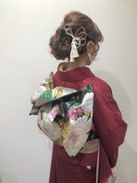 ベルクープス 天王寺店(Belle Coupes) 【ベルクープス天王寺】岡本真由美 成人式着付けヘアセット