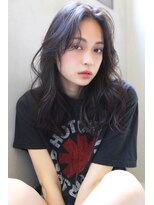 ブラン 広島本通(Blanc)&nbsp;【Blanc/広島】毛先パーマ＿アッシュブラウン＿セミロング