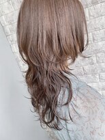 リアイス(Re:ICE)&nbsp;ミニウルフ/くすみブルー/流れるレイヤー/インナーハイライト