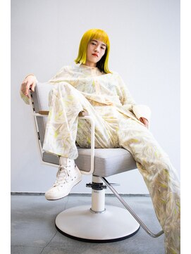 ハルフウェイ(haLfway) ２セクションイエローbob