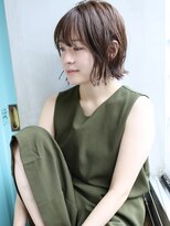 バース(BIRTH)&nbsp;天神【BIRTH】大人かわいい外ハネウェーブボブ　4