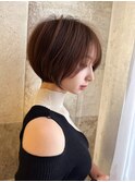 丸みショートボブ