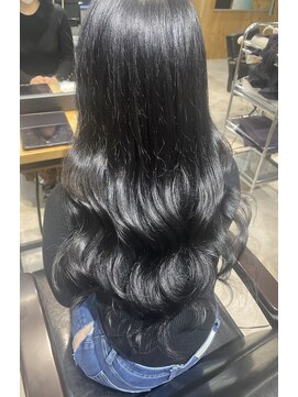 ネウィ 池袋(newi) ☆黒染め不使用☆暗染めカラー【アッシュブラック】