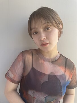 ブラウヘアアンドケア(care) 大人ショートニュアンスカラー