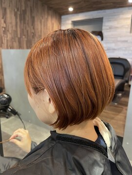 ステレオ ヘアデザイン 安城店(STEREO HAIR DESIGN) オレンジ4月