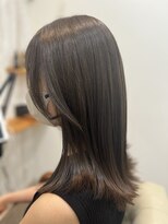 ルヴェール 茜部店(Le Vert)&nbsp;セミロング×オリーブブラウン